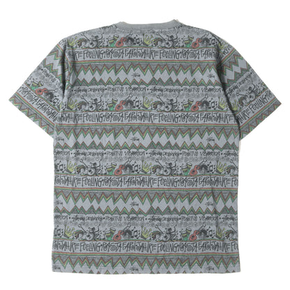 00s IRIE BAND 総柄プリント ポケット Tシャツ(USA製)