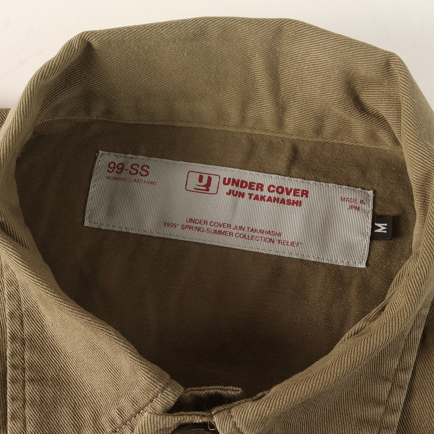99SS RELIEF期 GROUPIEロゴ ワーク 半袖シャツ