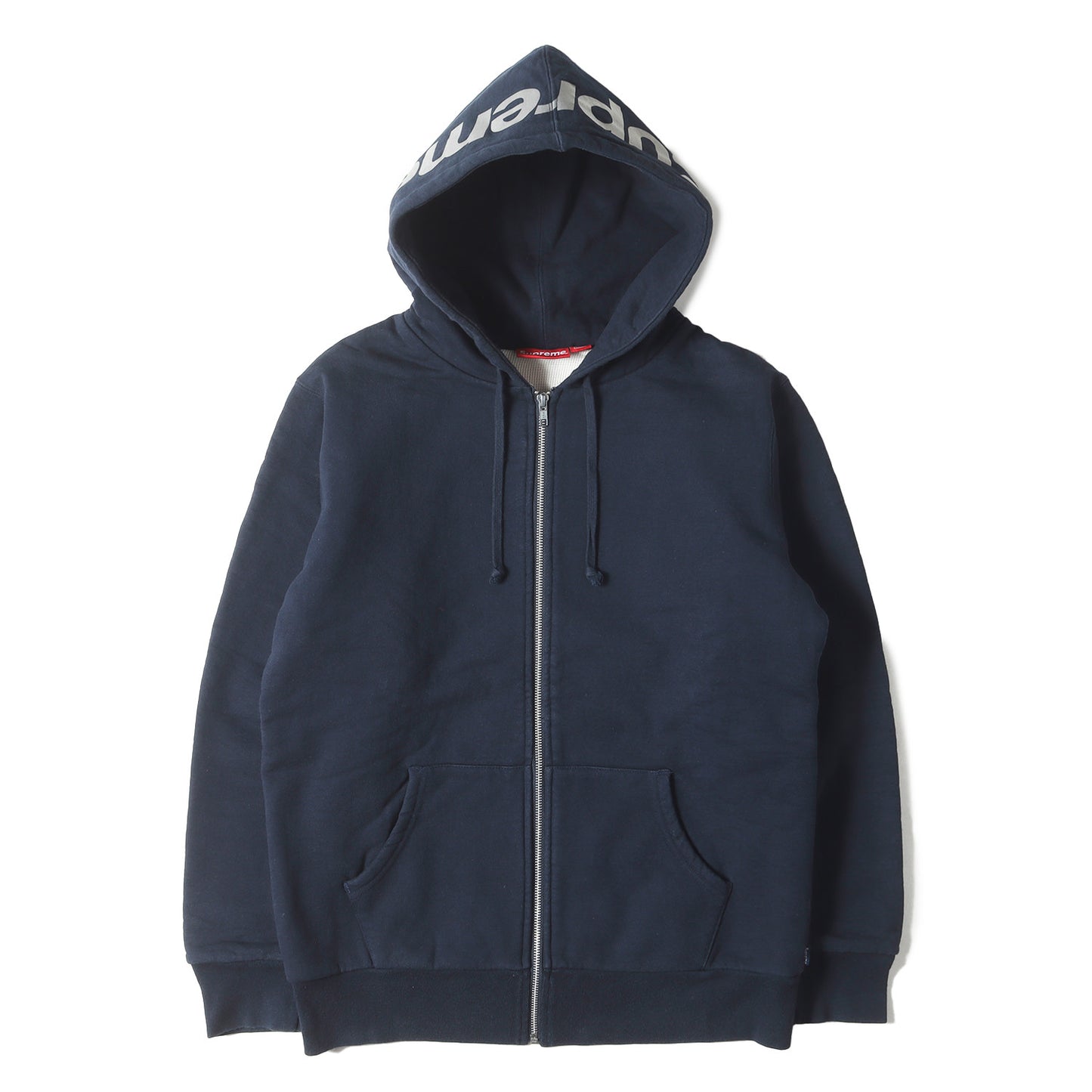 フードロゴ サーマル付き ジップ スウェットパーカー(3M Reflective Logo Thermal Zip Up)