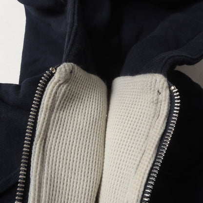 フードロゴ サーマル付き ジップ スウェットパーカー(3M Reflective Logo Thermal Zip Up)