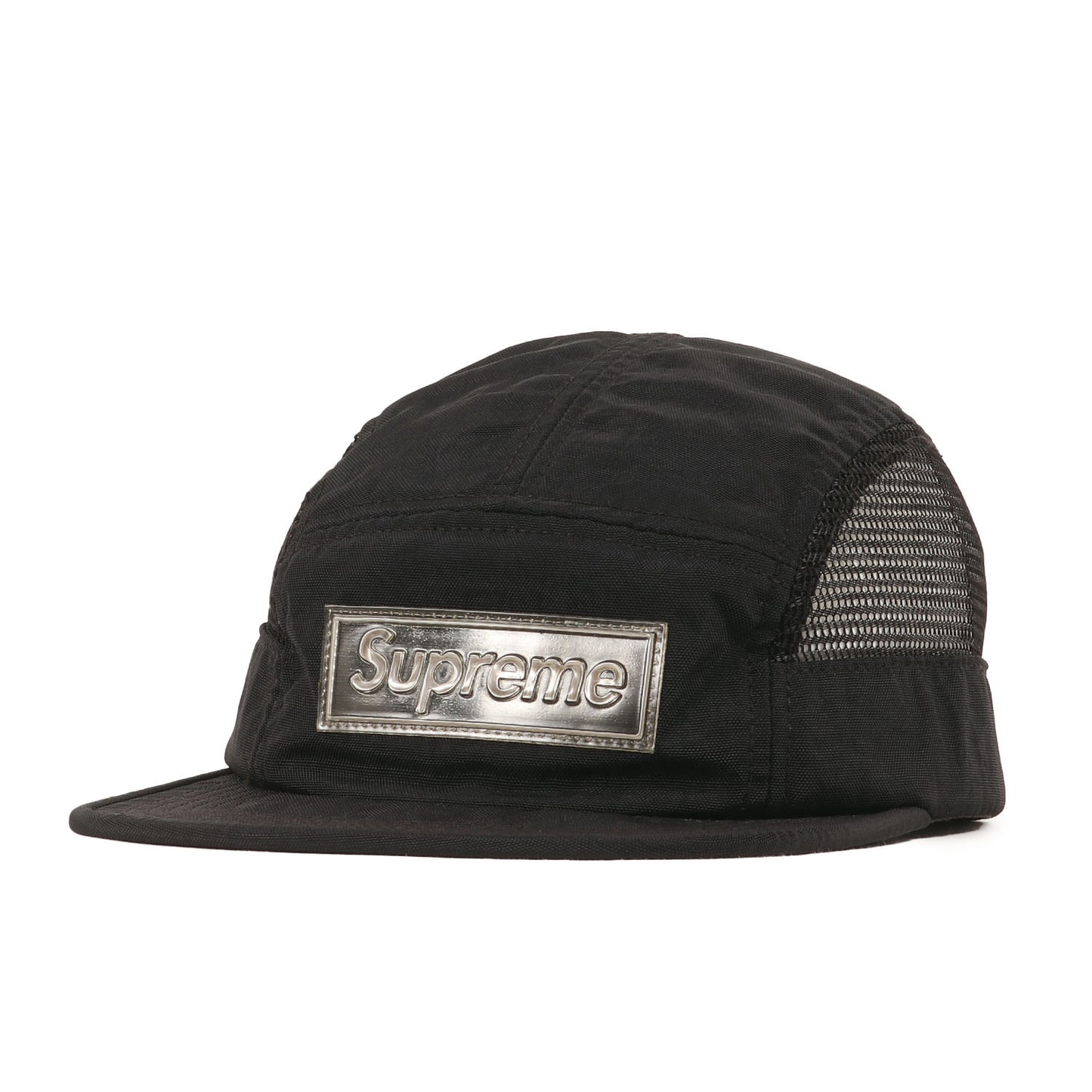 サイドメッシュ リフレクティブ BOXロゴ キャンプキャップ(Side Mesh Reflective Logo Camp Cap)