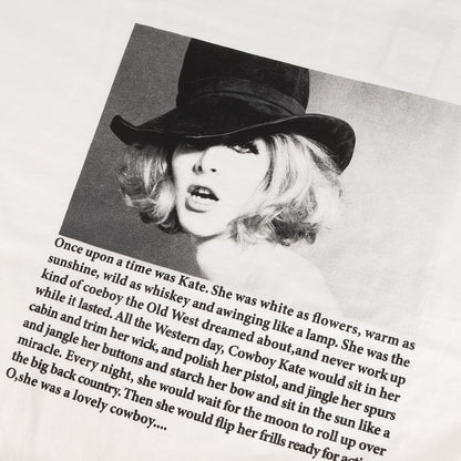 25AW ×Sam Haskins カウボーイ・ケイト フォト Tシャツ(kate Tee)