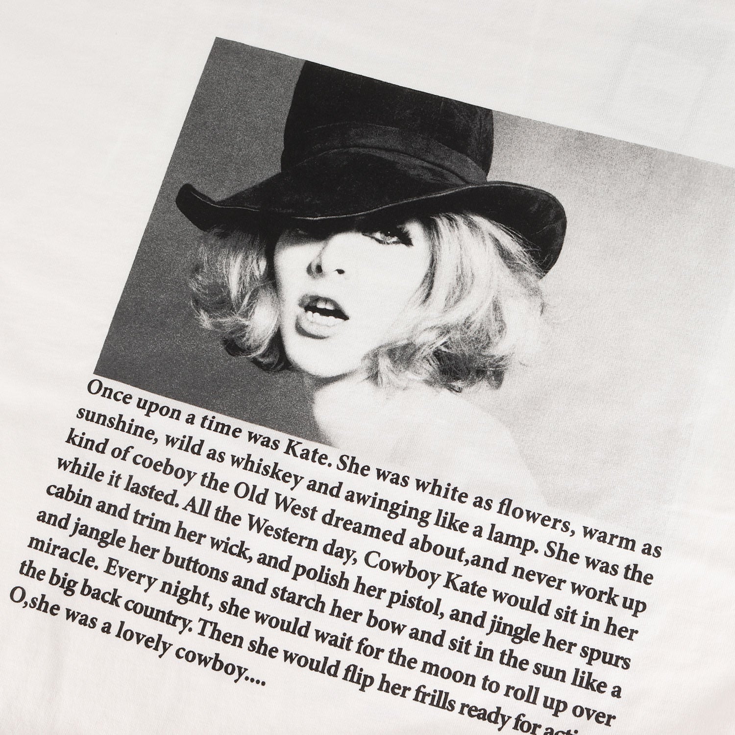 25AW ×Sam Haskins カウボーイ・ケイト フォト Tシャツ(kate Tee