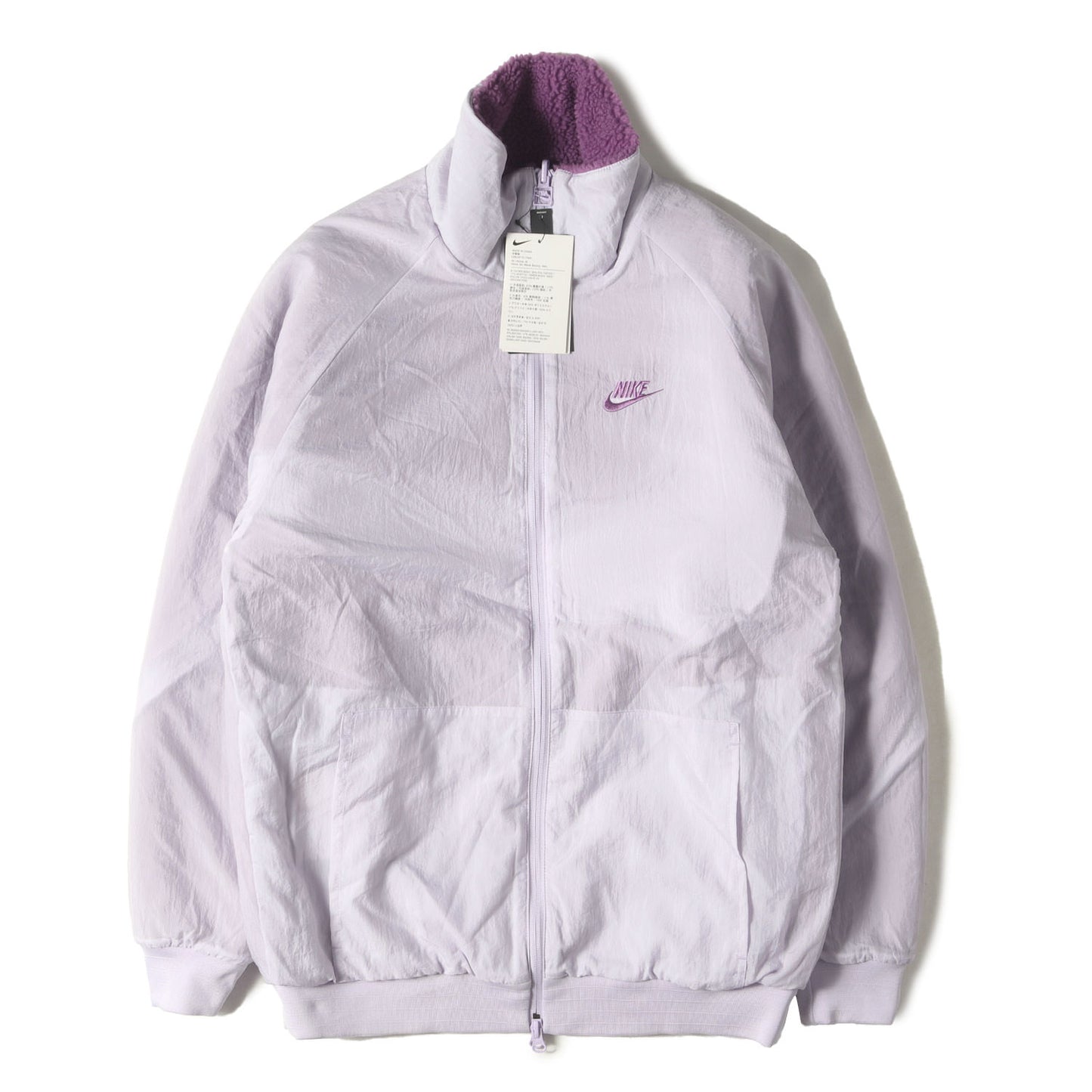 20AW ビッグ スウッシュ リバーシブル フリースボア ジャケット(VM SWOOSH FULL ZIP JACKET)