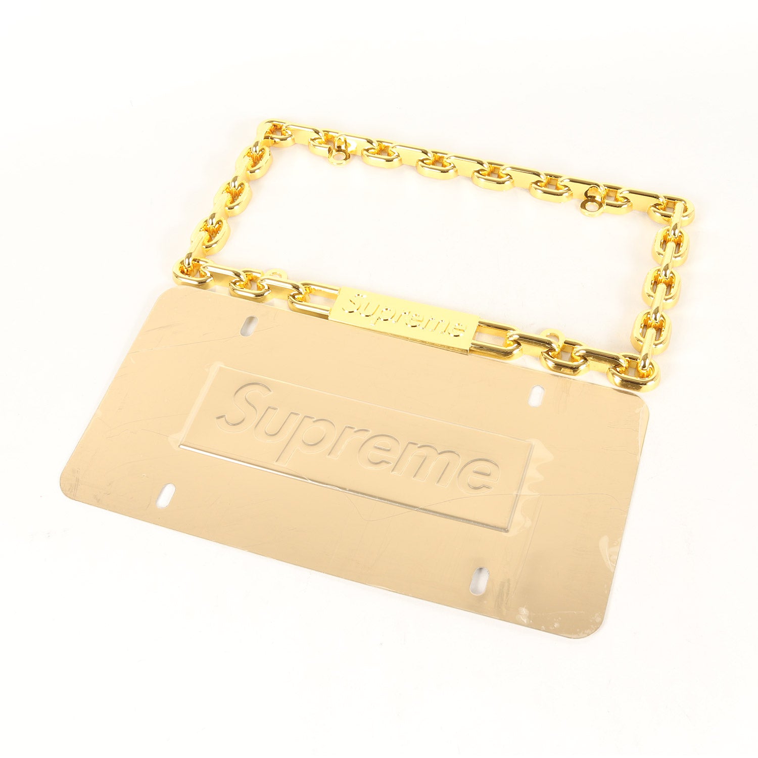 supreme Chain License Plate ナンバープレート 【公式通販】