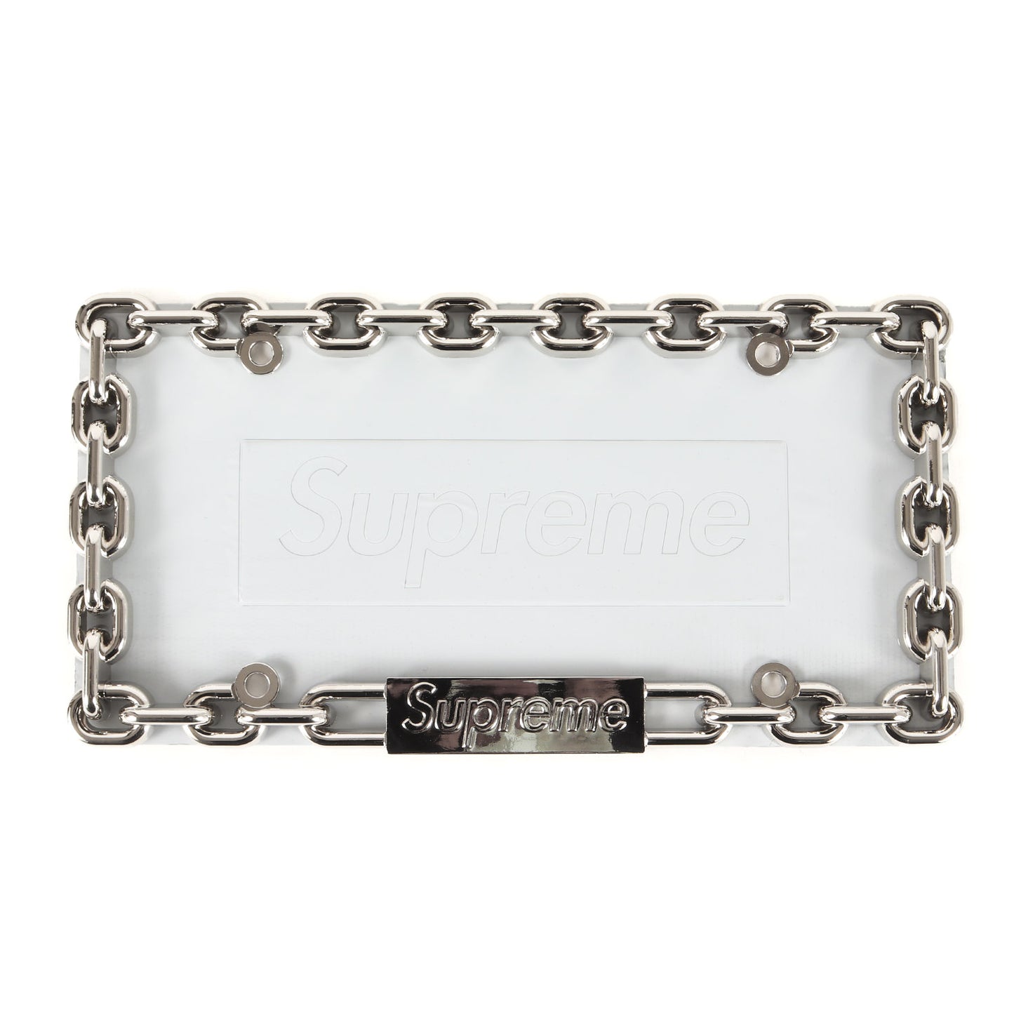 チェーン デザイン ナンバープレート(Chain License Plate Frame)