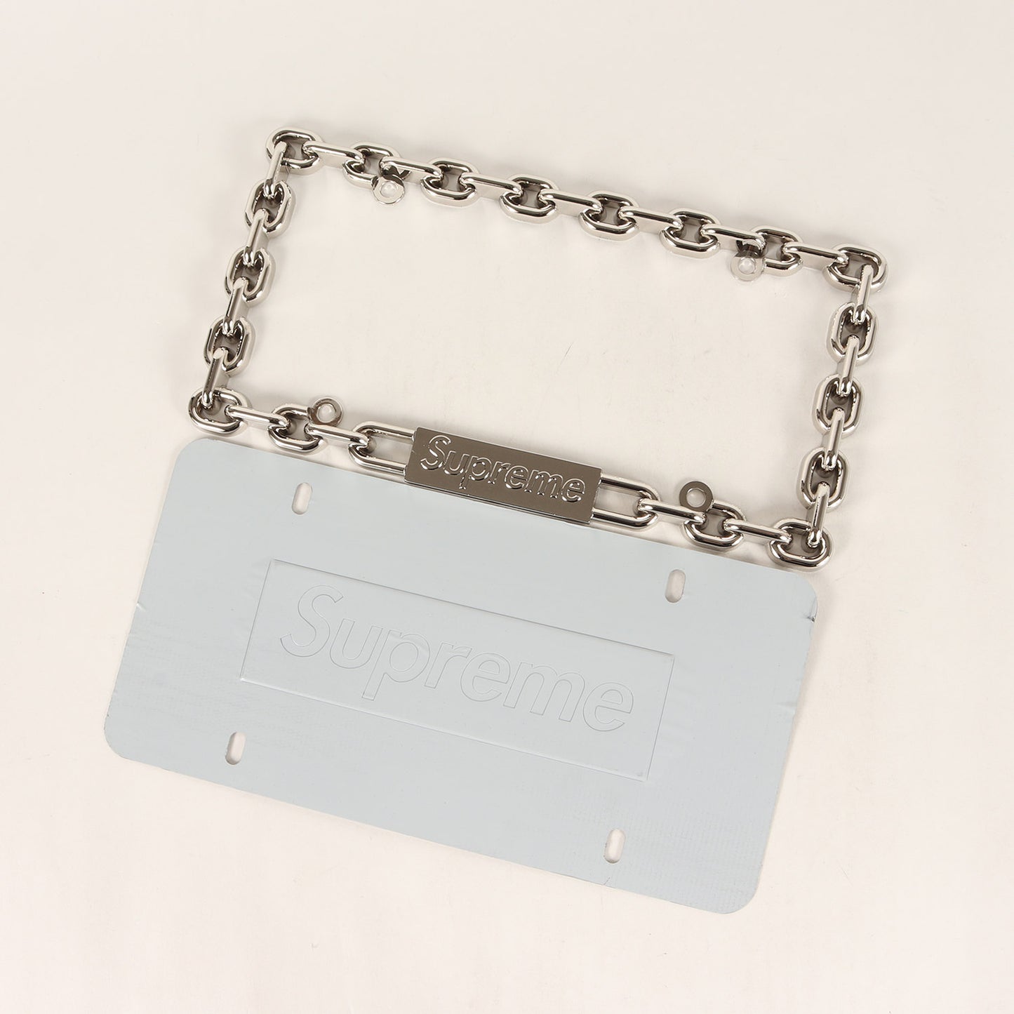 チェーン デザイン ナンバープレート(Chain License Plate Frame)