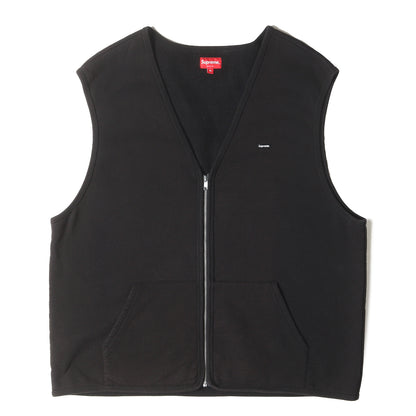 20AW スモールBOXロゴ ジップ スウェットベスト(Zip Up Sweat Vest)