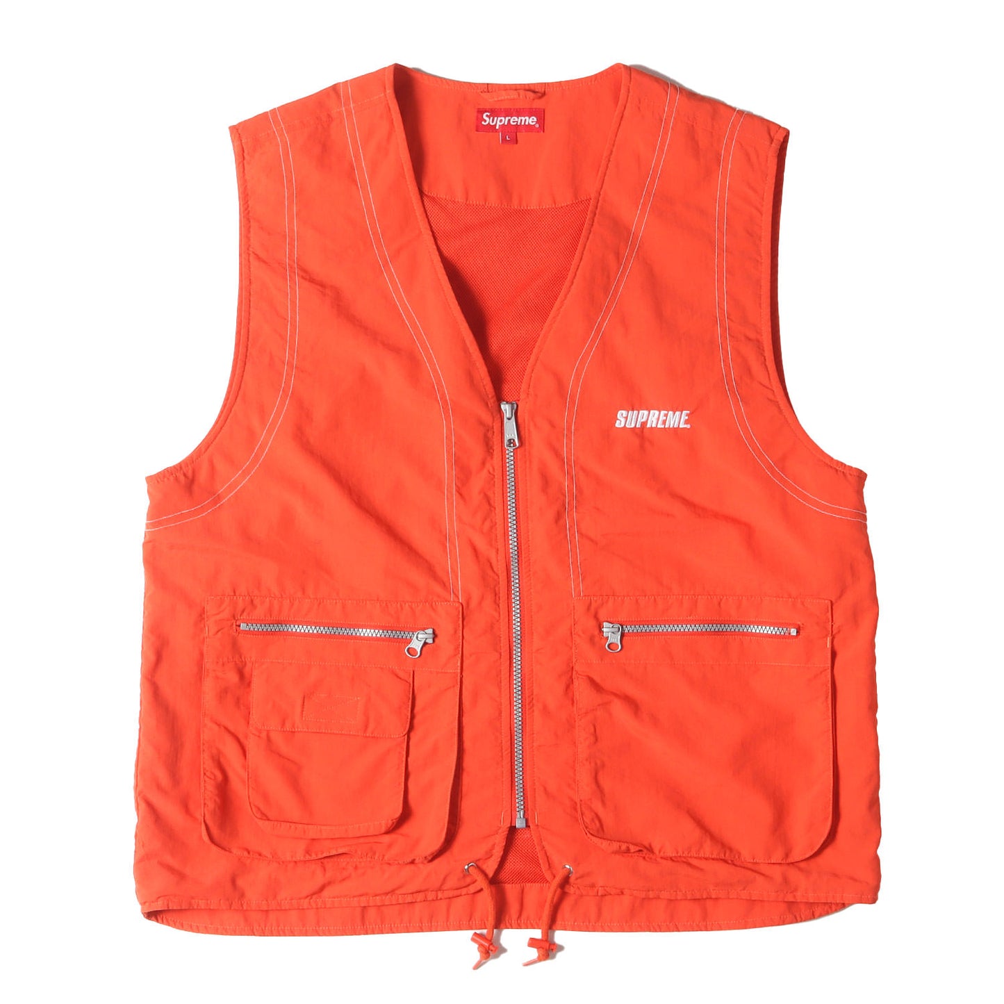 ブランドロゴ刺繍 ナイロン カーゴベスト(Nylon Cargo Vest)