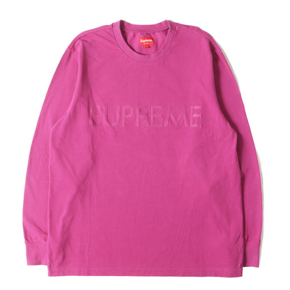 ブランドロゴ刺繍 ピケ ロングスリーブ Tシャツ(Pique Logo L/S Top)