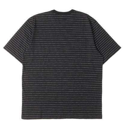 25SS フロッキープリント ボーダー Tシャツ(Bubble S/S Top)