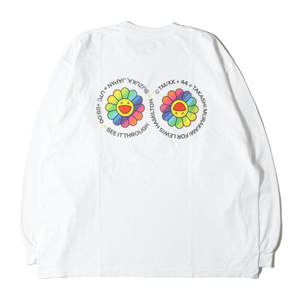 村上隆 ×Lewis Hamilton フラワー ロングスリーブ Tシャツ