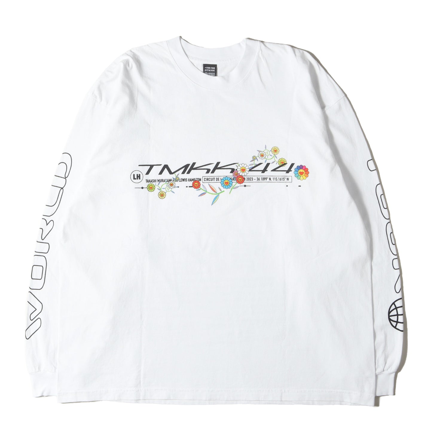 村上隆 ×Lewis Hamilton フラワー ロングスリーブ Tシャツ