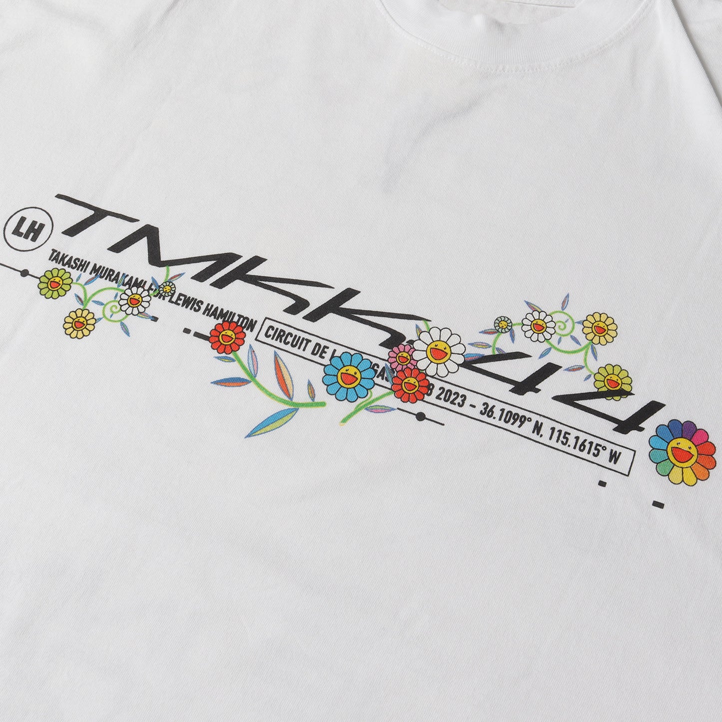 村上隆 ×Lewis Hamilton フラワー ロングスリーブ Tシャツ