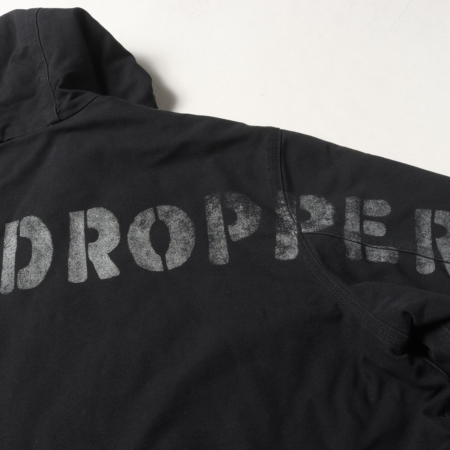 CANVAS別注 ×PANTYDROPPER ステンシルカスタム ヴィンテージ ブラックダック アクティブ ジャケット