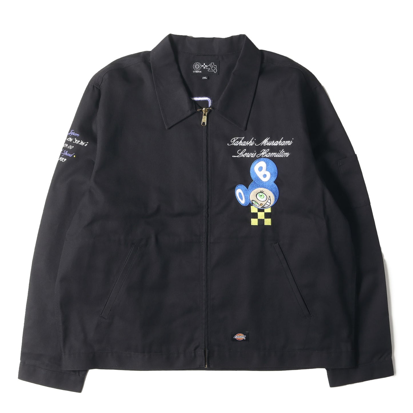 村上隆 ×Lewis Hamilton ×Dickies DOB刺繍 T/Cツイル アイゼンハワージャケット