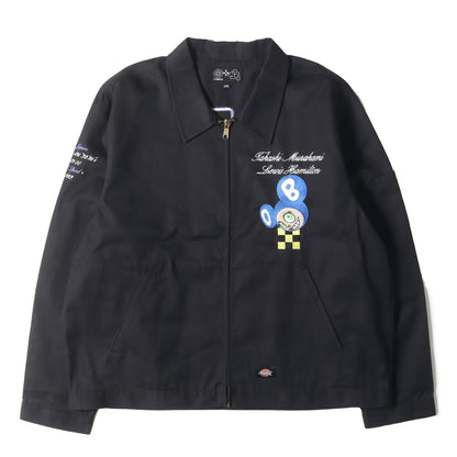 村上隆 ×Lewis Hamilton ×Dickies DOB刺繍 T/Cツイル アイゼンハワージャケット