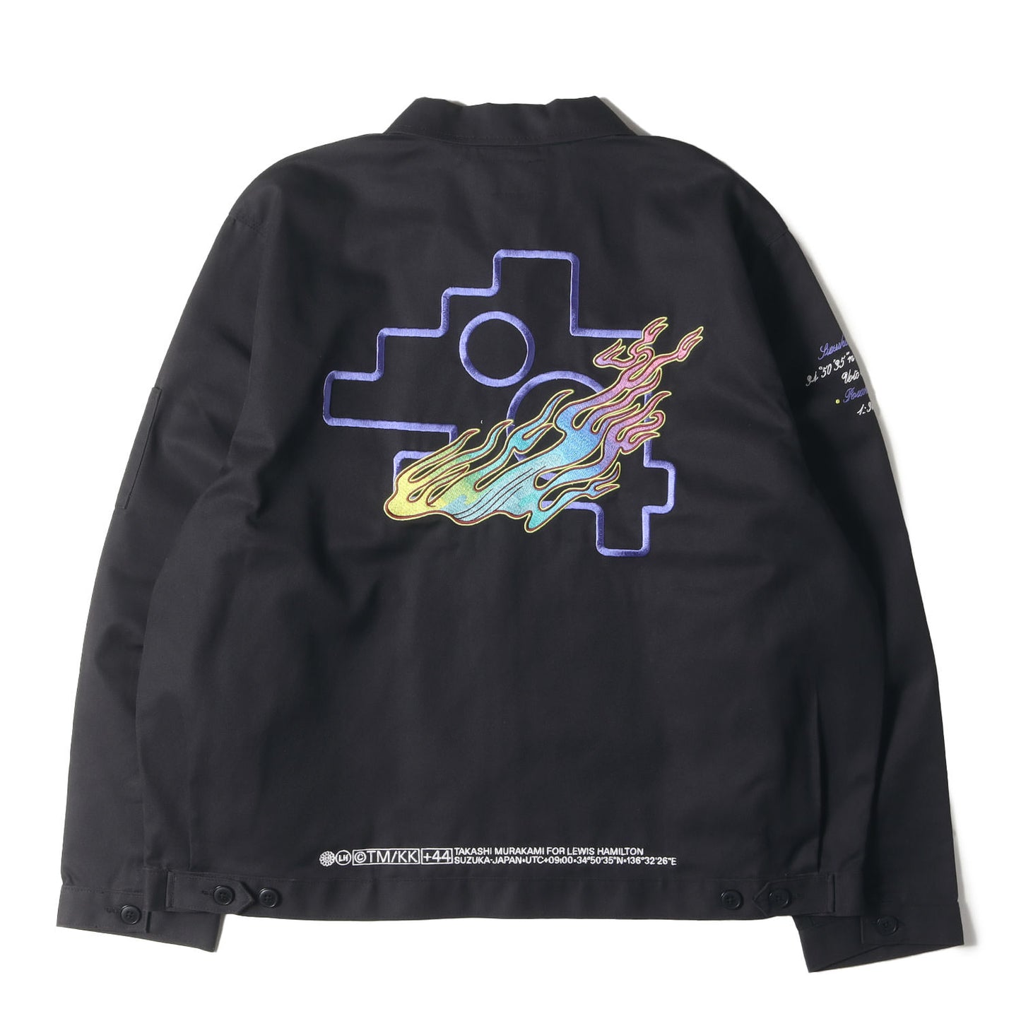 村上隆 ×Lewis Hamilton ×Dickies DOB刺繍 T/Cツイル アイゼンハワージャケット
