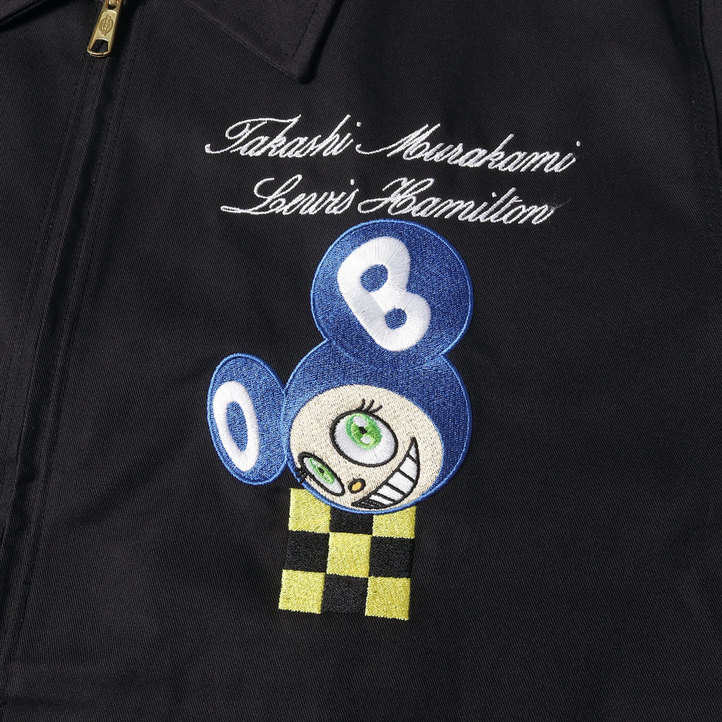 村上隆 ×Lewis Hamilton ×Dickies DOB刺繍 T/Cツイル アイゼンハワージャケット