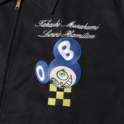 村上隆 ×Lewis Hamilton ×Dickies DOB刺繍 T/Cツイル アイゼンハワージャケット