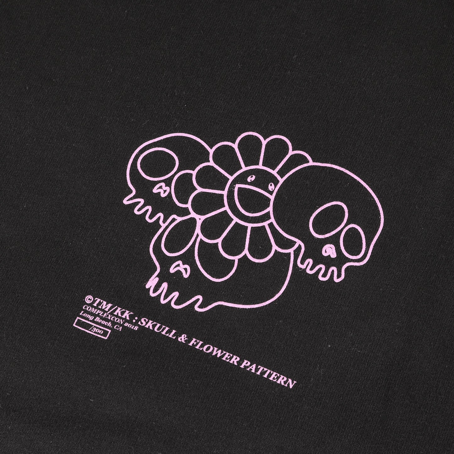 COMPLEXCON開催記念 村上隆 フラワー&スカル スウェット