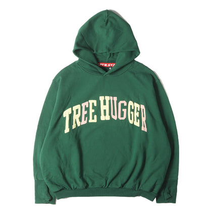21AW オーバーサイズ スウェットパーカー(TREE HUGGER THUMBS UP HOODIE)
