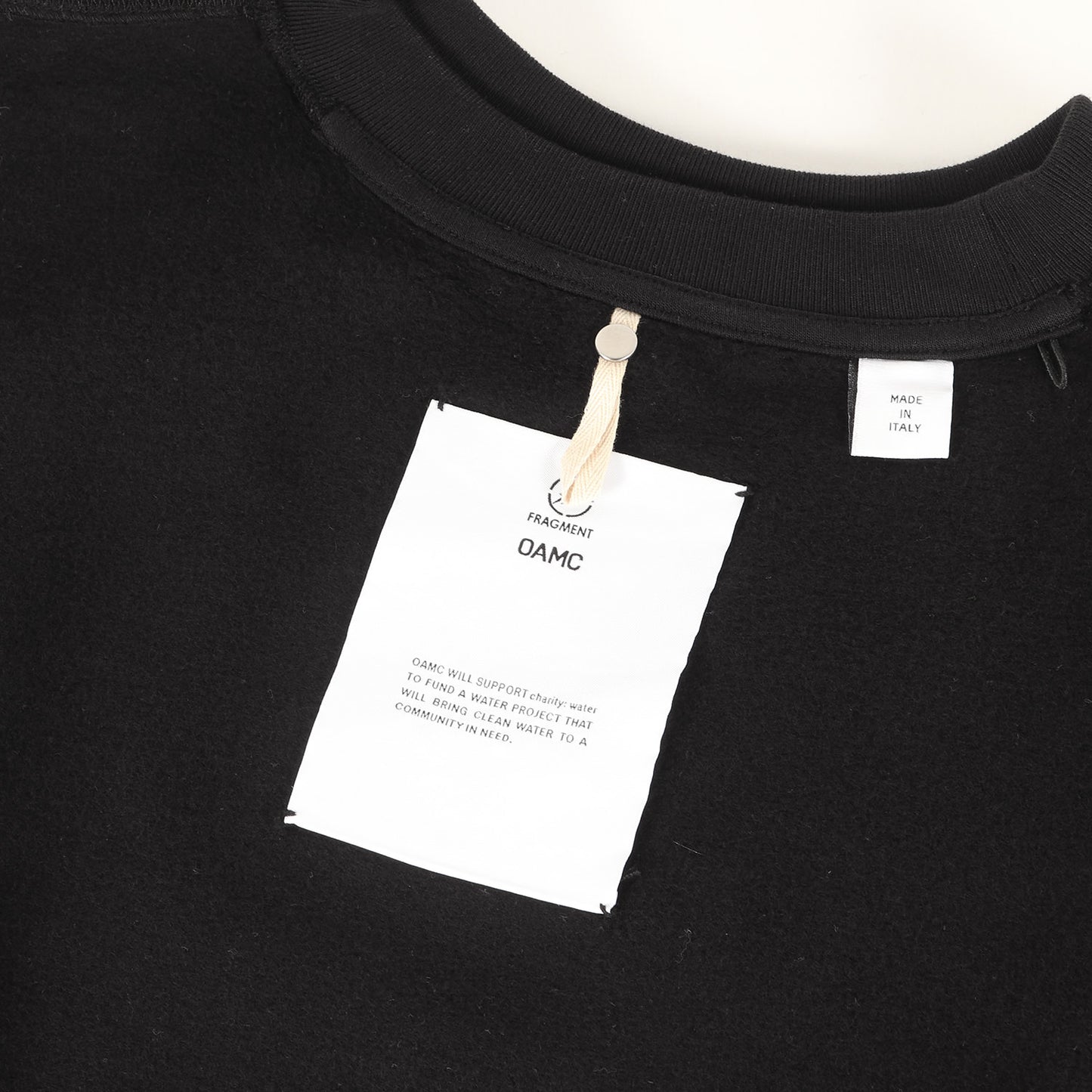 20AW 日本未発売 ×fragment design リフレクターロゴ スウェット