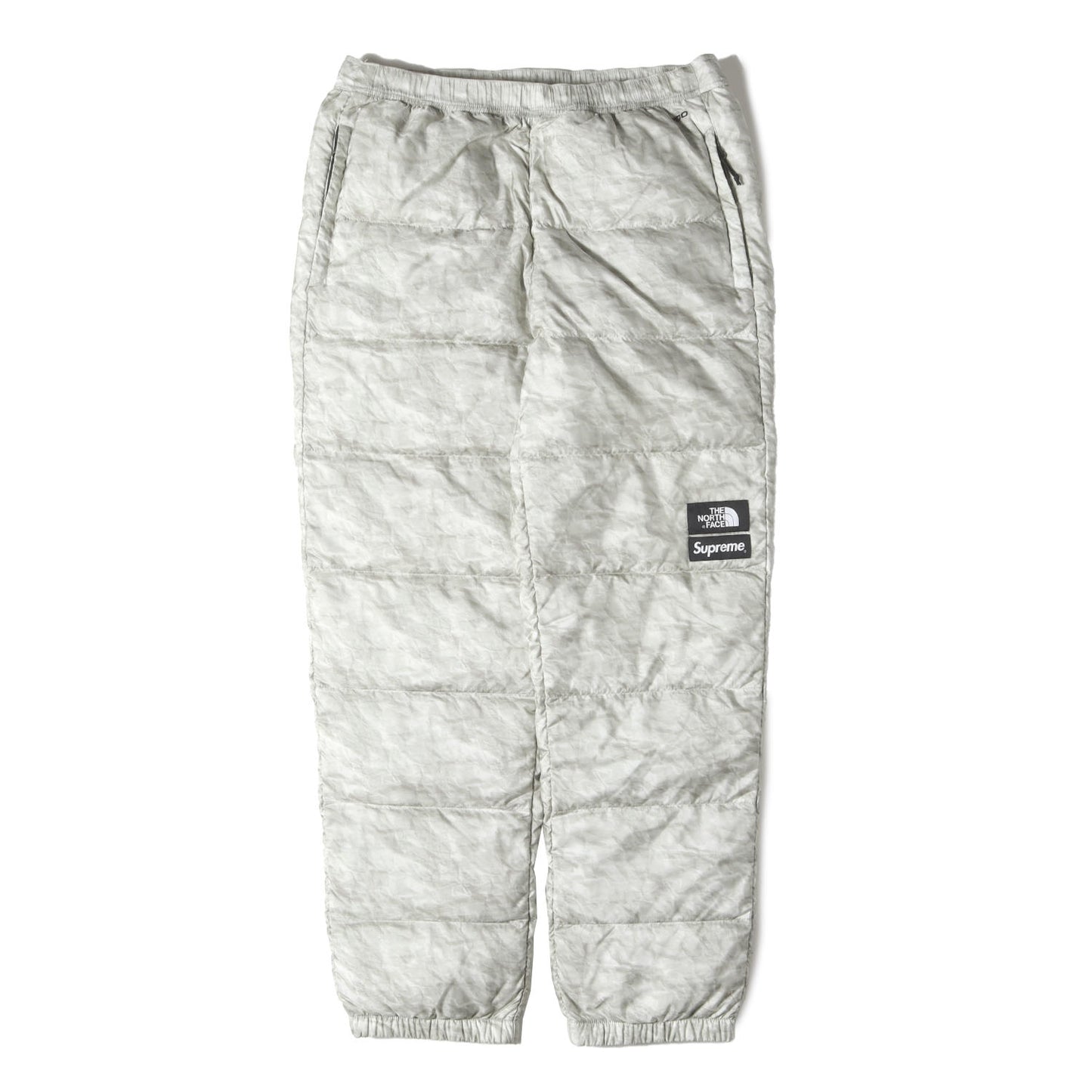 ×THE NORTH FACE ペーパープリント ヌプシ ダウンパンツ(Paper Print Nuptse Pant)