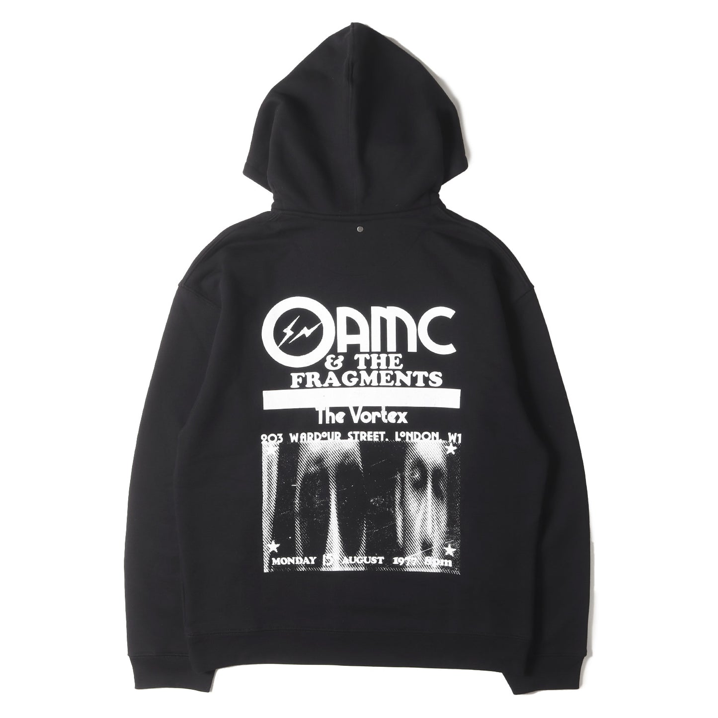 24AW 日本未発売 ×fragment design グラフィックプリント スウェットパーカー