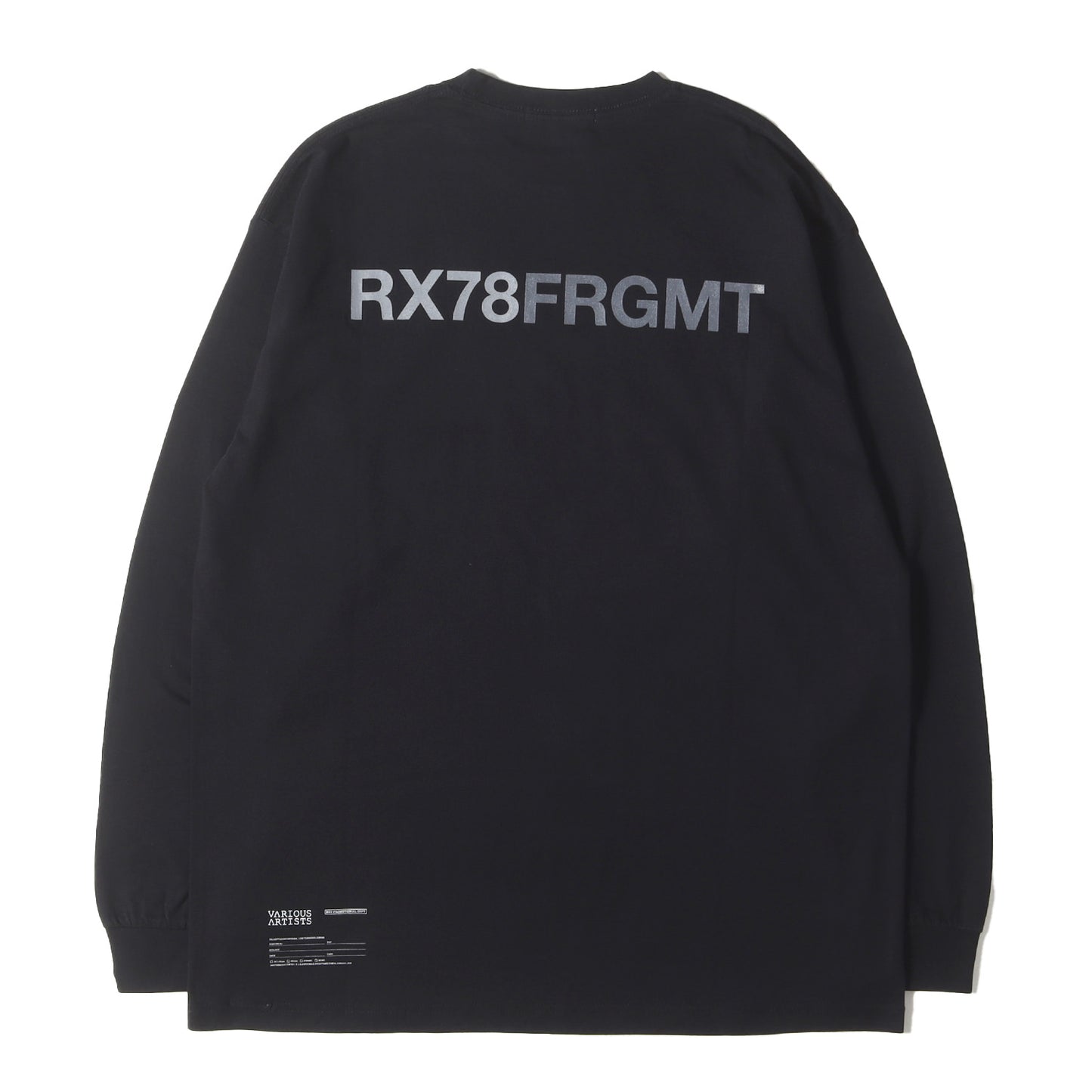 25SS ×機動戦士ガンダム ×fragment design GUNDAM45FRGMT ロングスリーブTシャツ