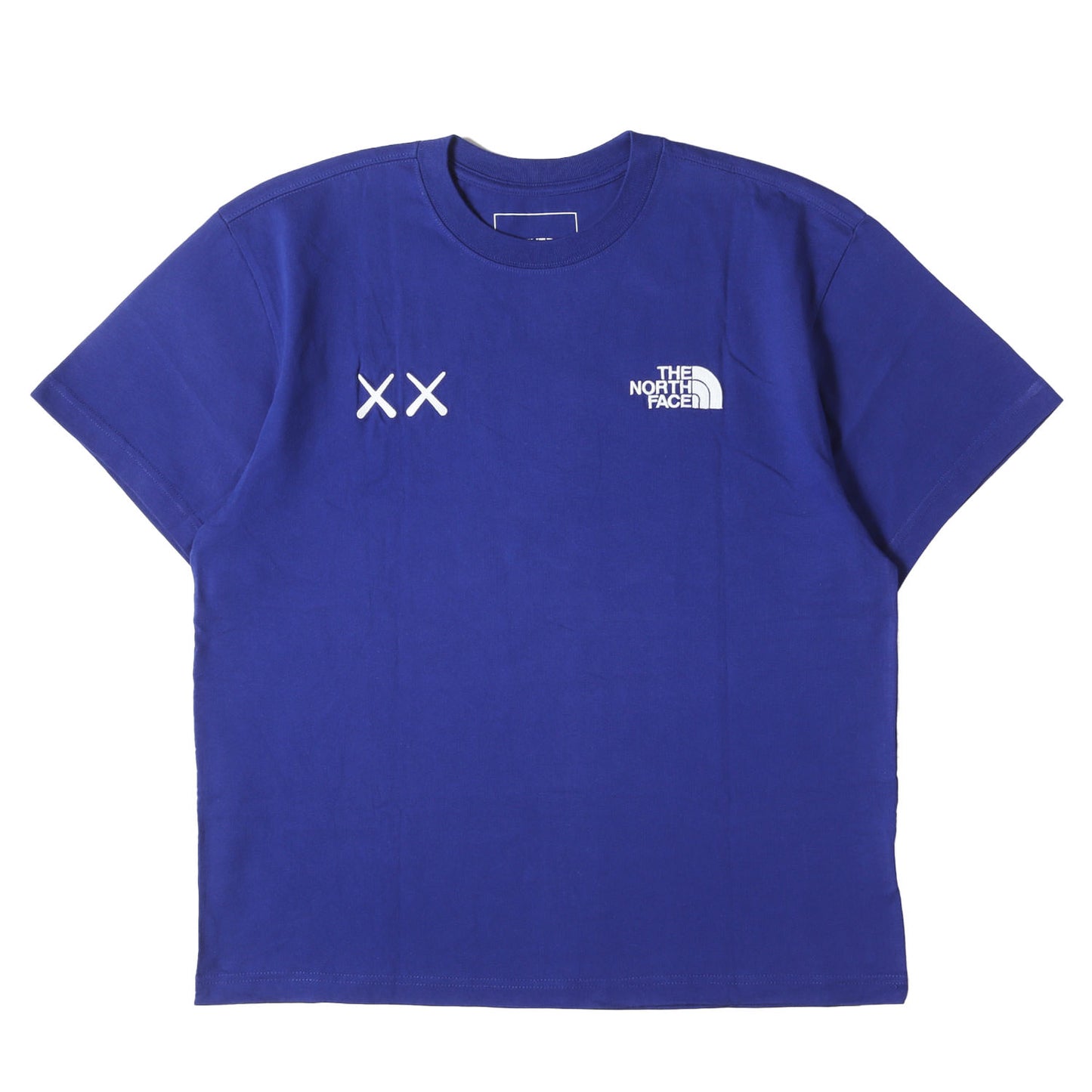 22SS 日本未発売 ×KAWS ロゴ刺繍 クルーネック Tシャツ(S/S Tee)
