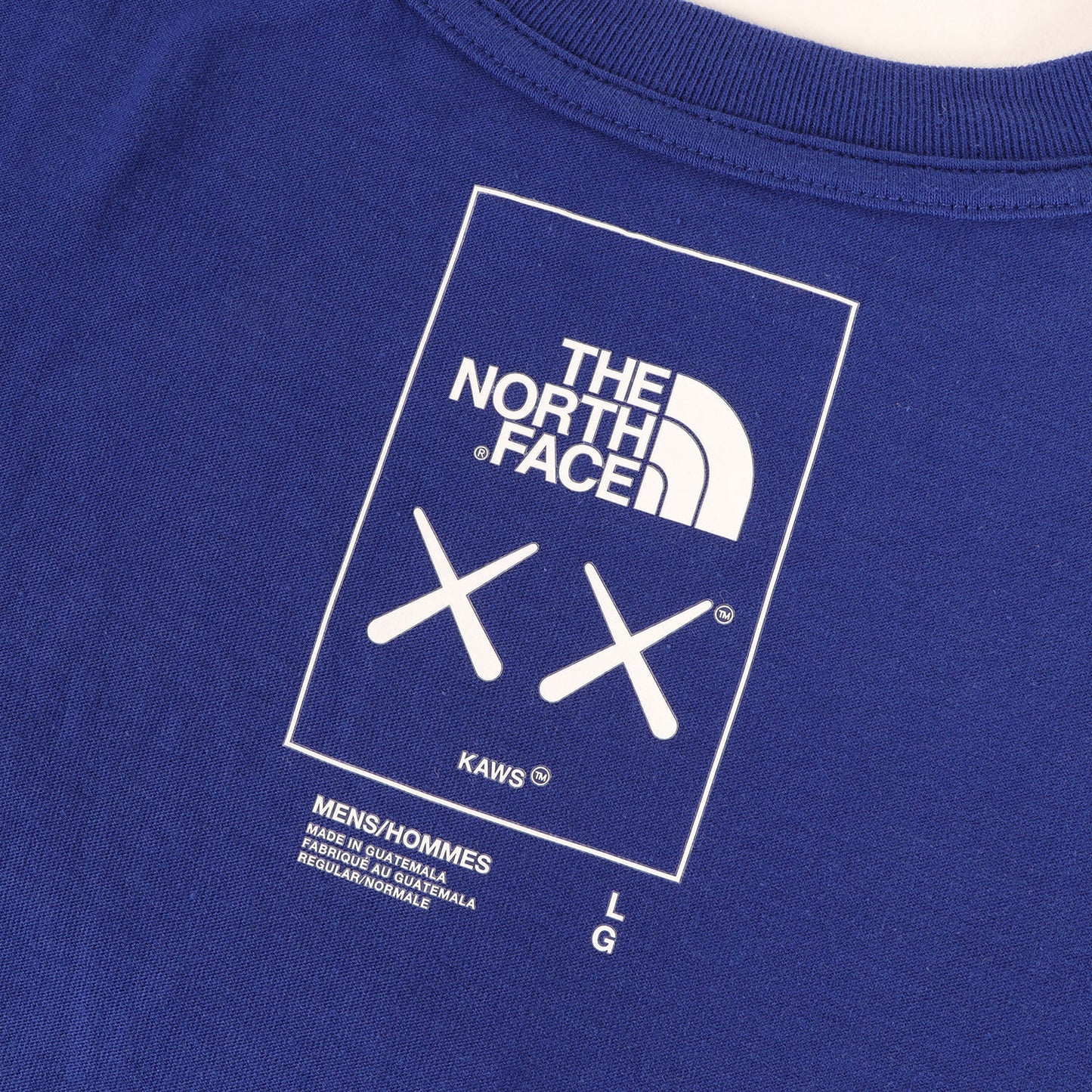 22SS 日本未発売 ×KAWS ロゴ刺繍 クルーネック Tシャツ(S/S Tee)