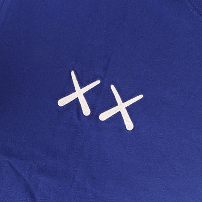 22SS 日本未発売 ×KAWS ロゴ刺繍 クルーネック Tシャツ(S/S Tee)