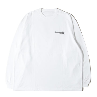 23SS ロゴ刺繍 ロングスリーブ Tシャツ