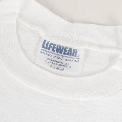 ブランドロゴ刺繍 クルーネック Tシャツ