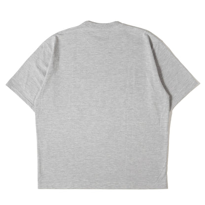 21SS ブランドロゴ刺繍 クルーネック Tシャツ(Logo Tee)
