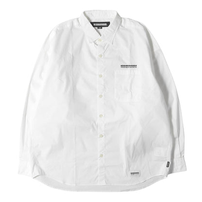 24AW ストレッチ オーバーサイズ ボタンシャツ(OVER SHIRT LS)