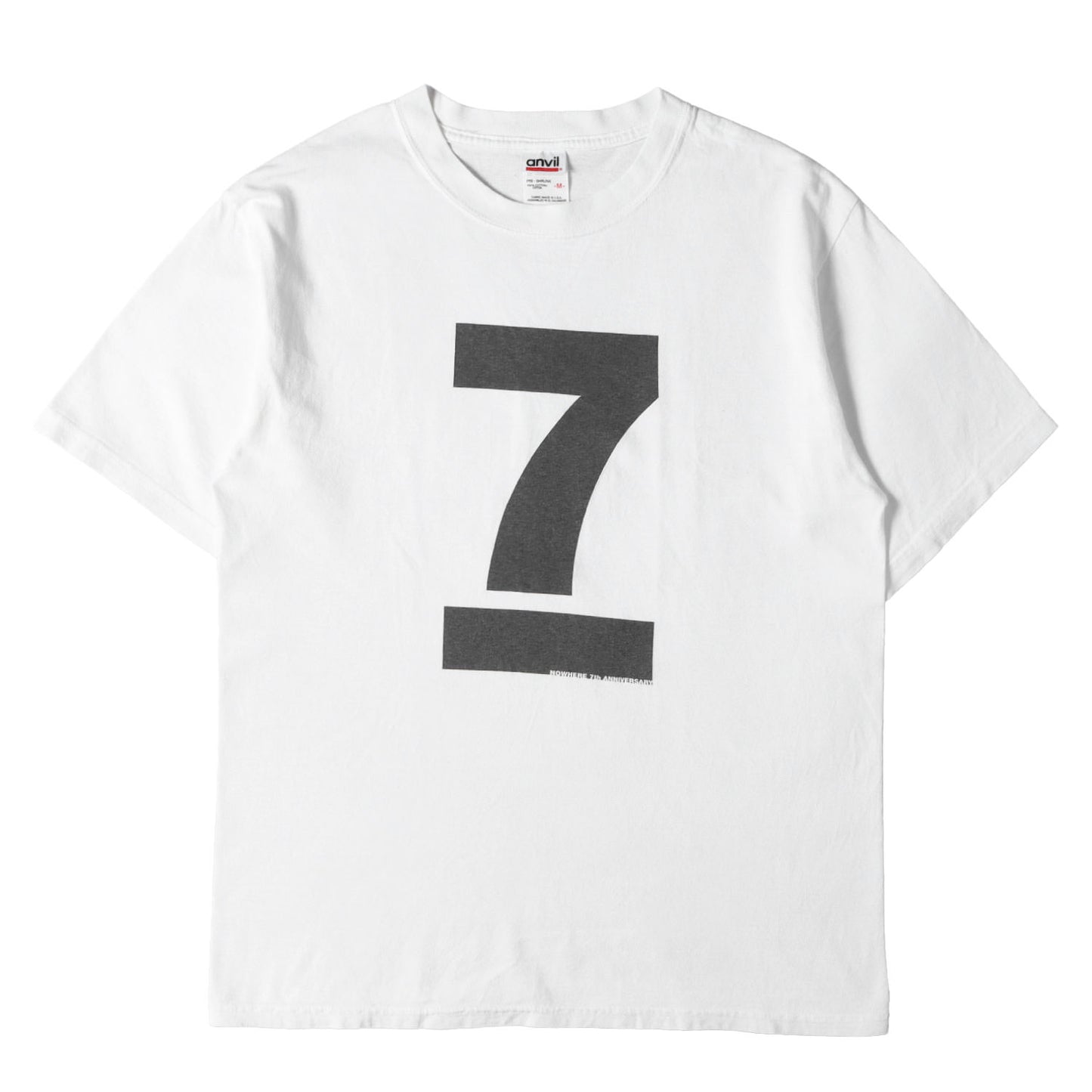 00s NOWHERE 7周年記念 Tシャツ(anvilボディ)