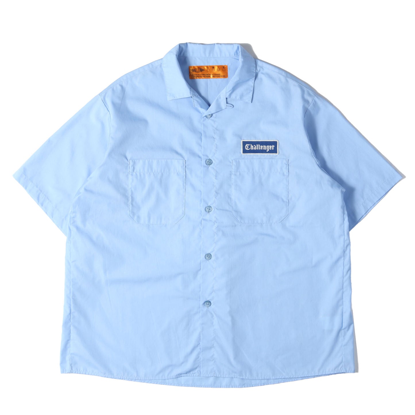 22SS パッチ付き オープンカラー ワーク 半袖シャツ (S/S WORKER SHIRT)