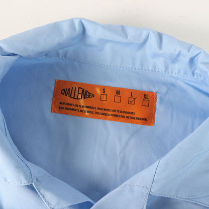 22SS パッチ付き オープンカラー ワーク 半袖シャツ (S/S WORKER SHIRT)