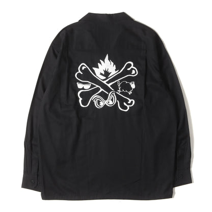 25AW クロスボーン オープンカラーシャツ(EW / LS / CTLY. TWILL)