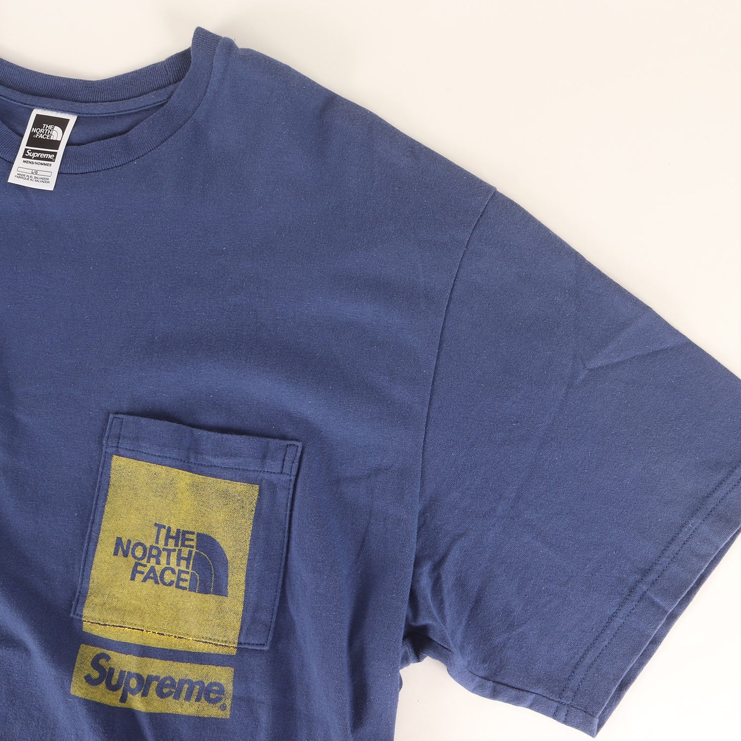 23SS ×THE NORTH FACE ロゴプリント ポケット Tシャツ(Printed Pocket Tee)