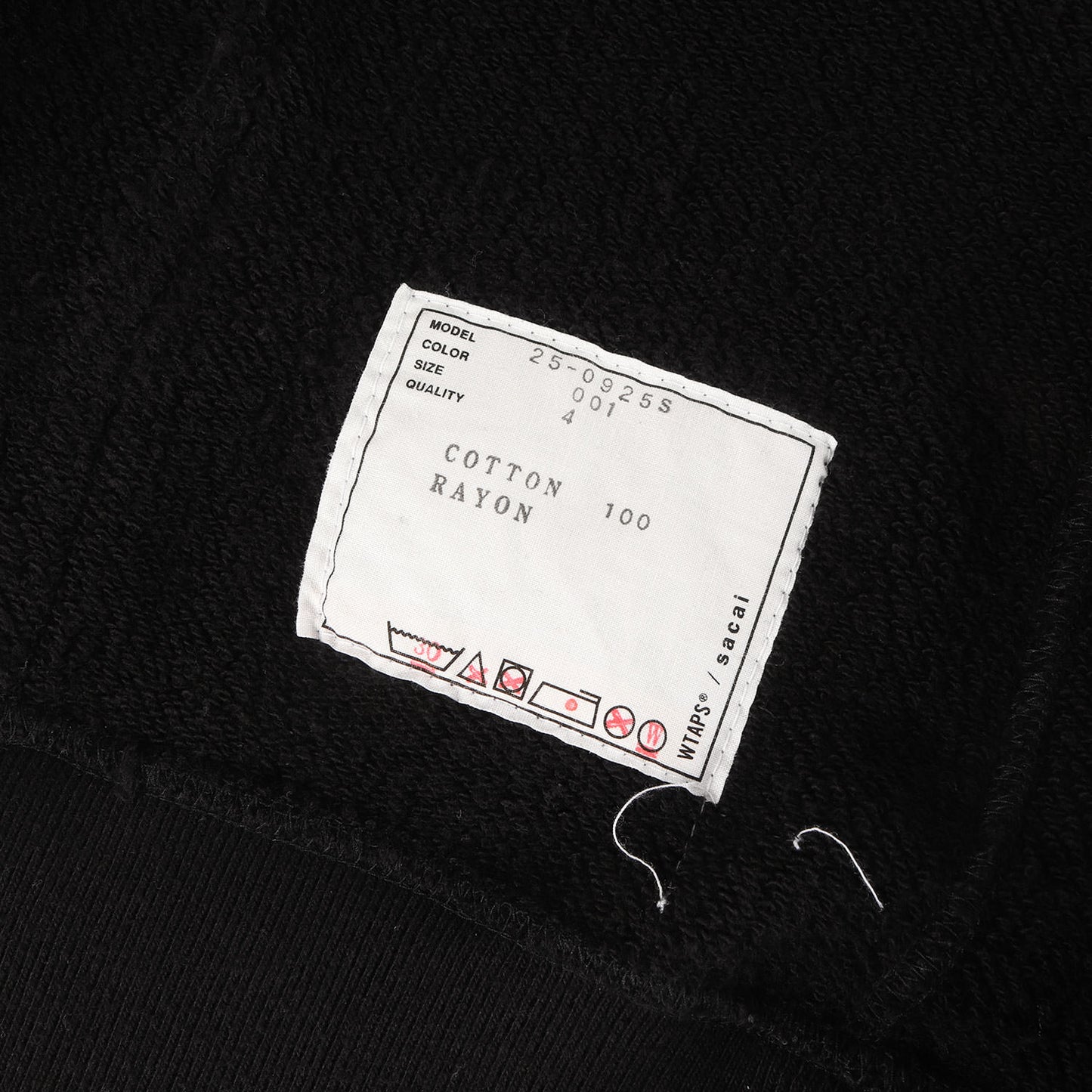 24AW ×Sacai フロッキープリント スウェットパーカー(Flock Print Hoodie)