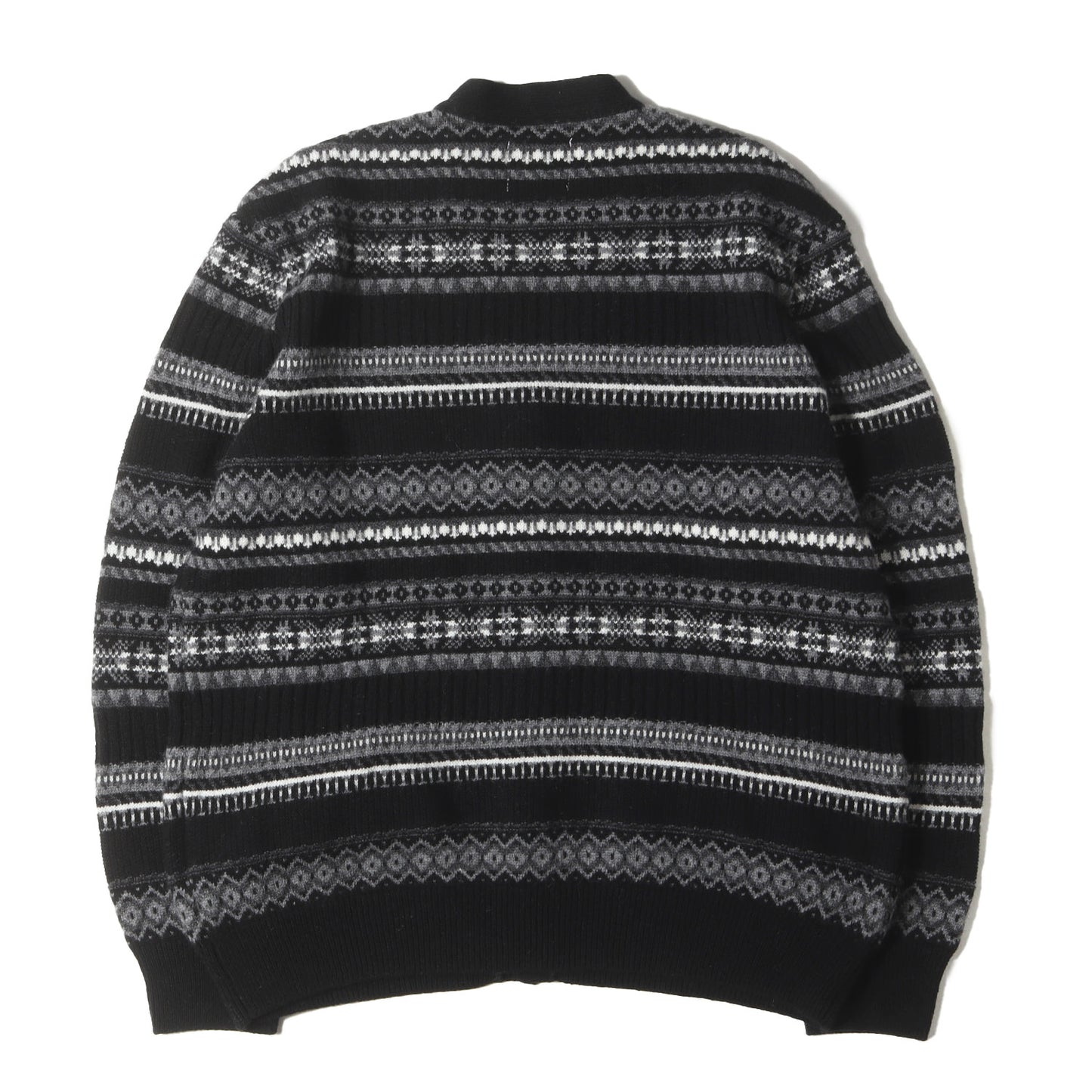 25AW フェアアイル ウールニット カーディガン(fair isle v-neck cardigan.)