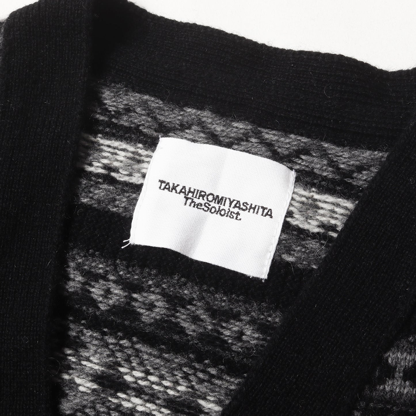 25AW フェアアイル ウールニット カーディガン(fair isle v-neck cardigan.)