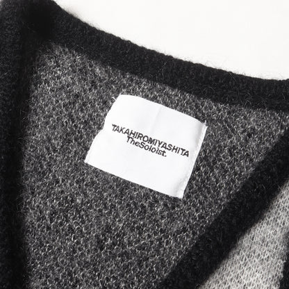 25AW 星条旗デザイン モヘヤニット カーディガン(american flag mohair cardigan.)