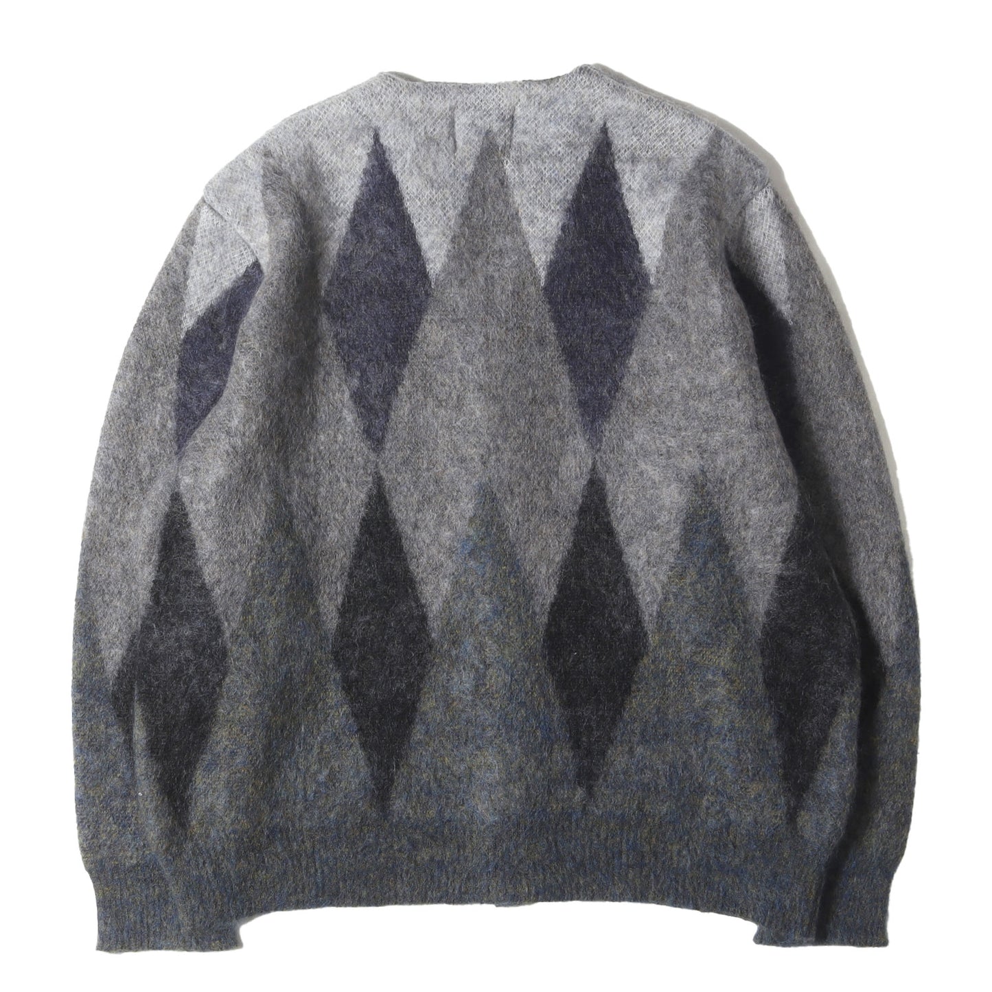 25AW アーガイル カート モヘヤニット カーディガン(kurt.cardiganⅠ)