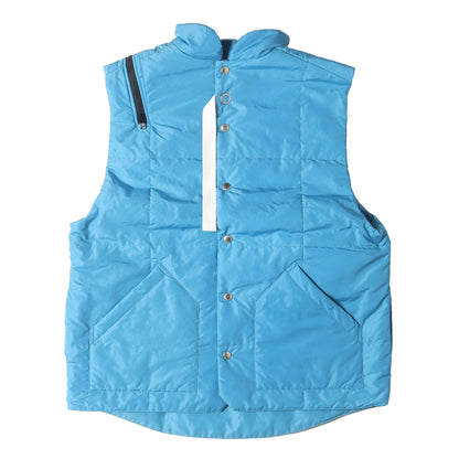 22AW ジップデザイン プリマロフト 中綿ベスト(double zip reverse puffy vest.)