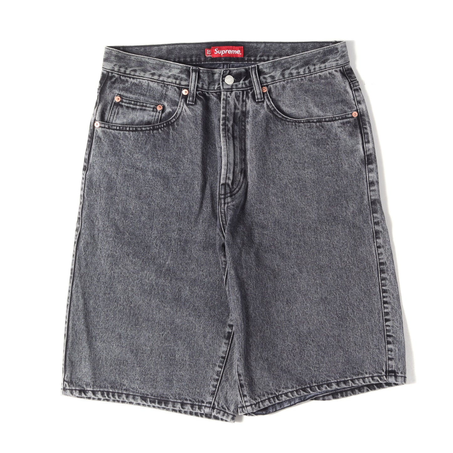 23SS ウォッシュド バギー デニムショーツ(Baggy Denim Short)