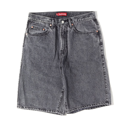 23SS ウォッシュド バギー デニムショーツ(Baggy Denim Short)